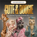 Cute & Bougie Animal Portrait Prompt Kit | Instant Download
