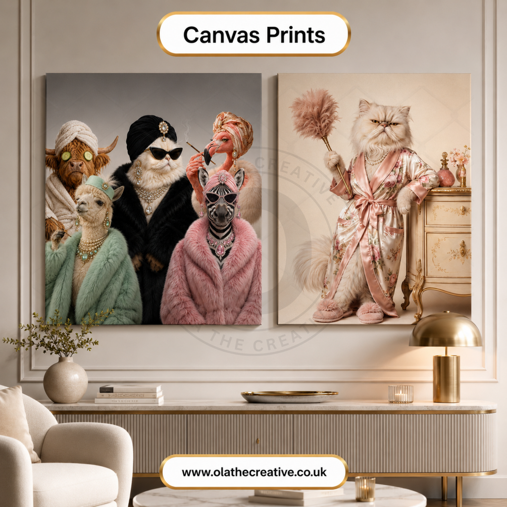 Cute & Bougie Animal Portrait Prompt Kit | Instant Download