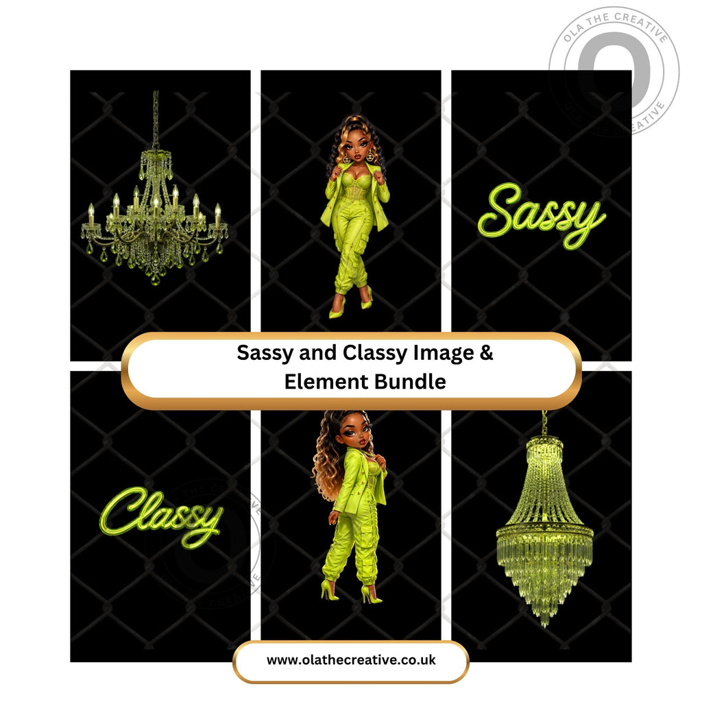 Sassy and Classy Image and  Element Bundle,