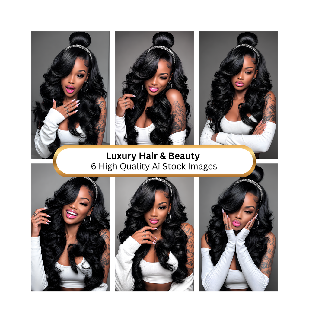 Luxury Hair & Beauty 6 Ai High Quality Images
