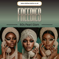1960s Pearl Glam Beauty Portrait Free Prompt